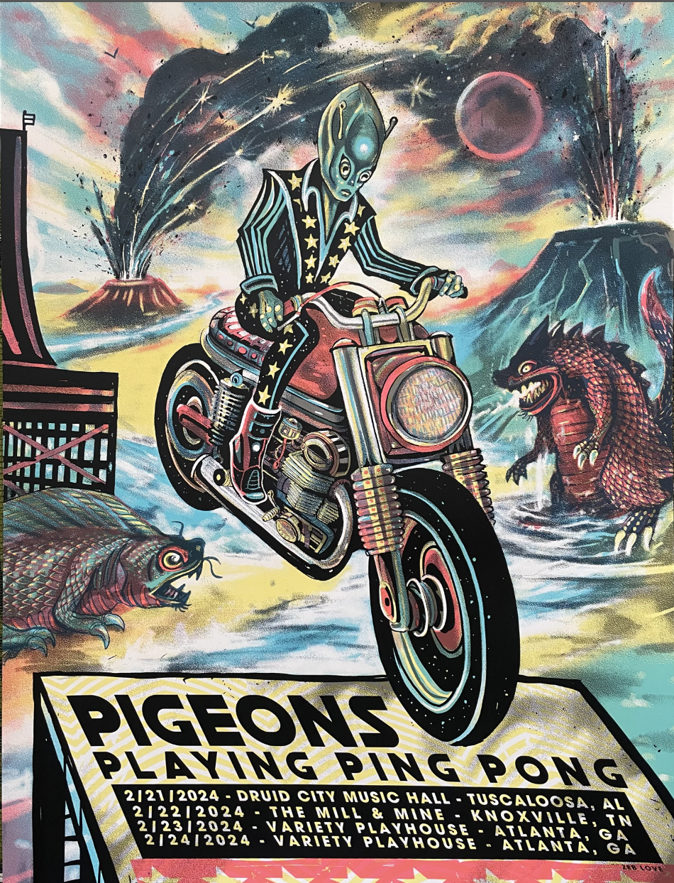 Pigeons Playing Ping Pong - AP
