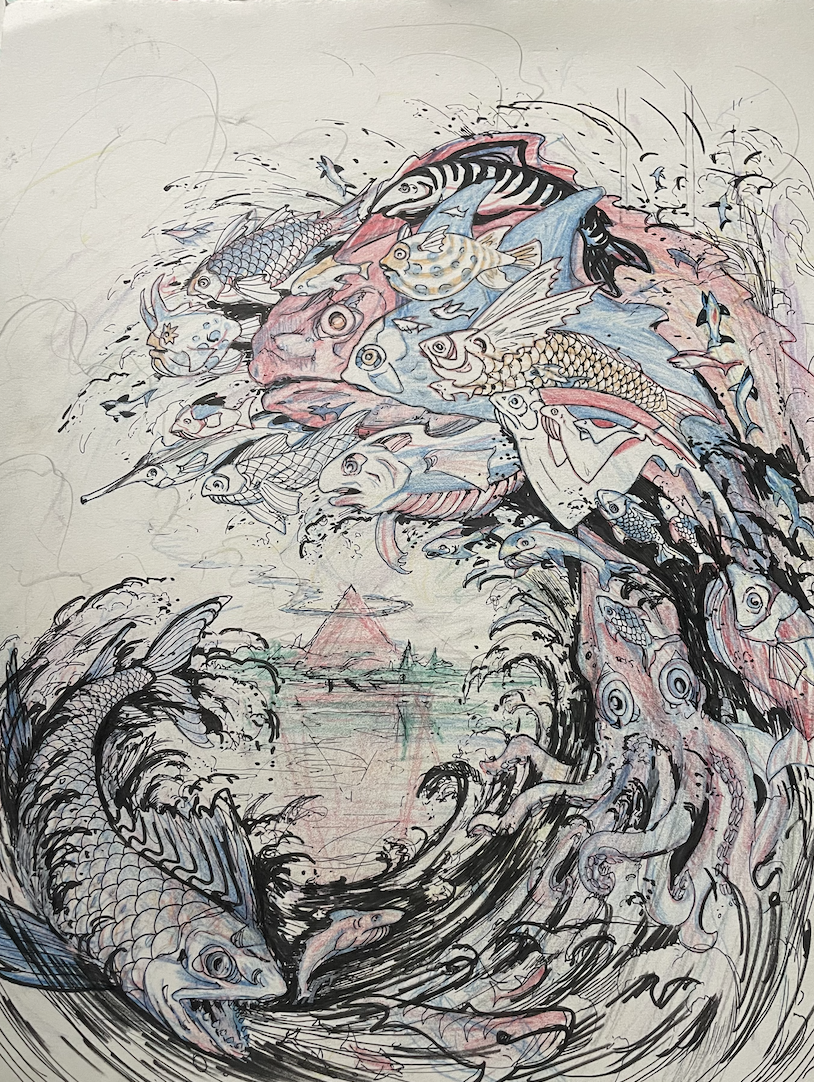 Dave Matthews Band - Original Drawing
