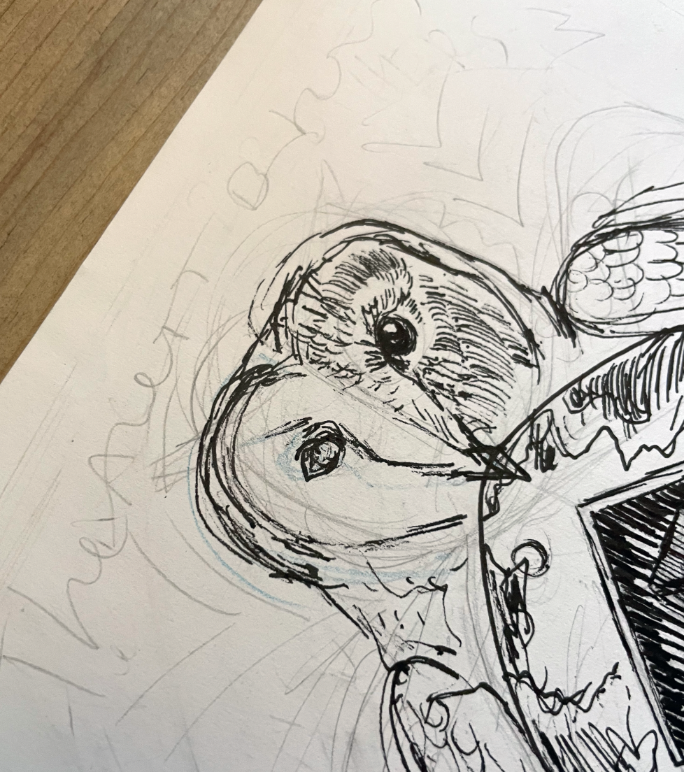 Avett Brothers / Raleigh NC / Original sketch