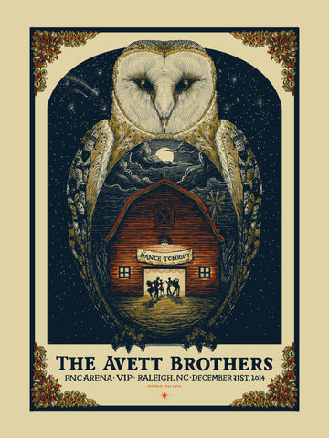 Avett Brothers - New Year's Eve - VIP - 2014
