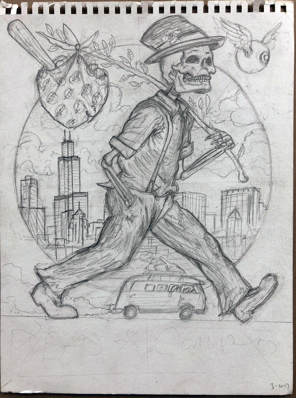 Dead & Company Wrigley Field - OG Pencils