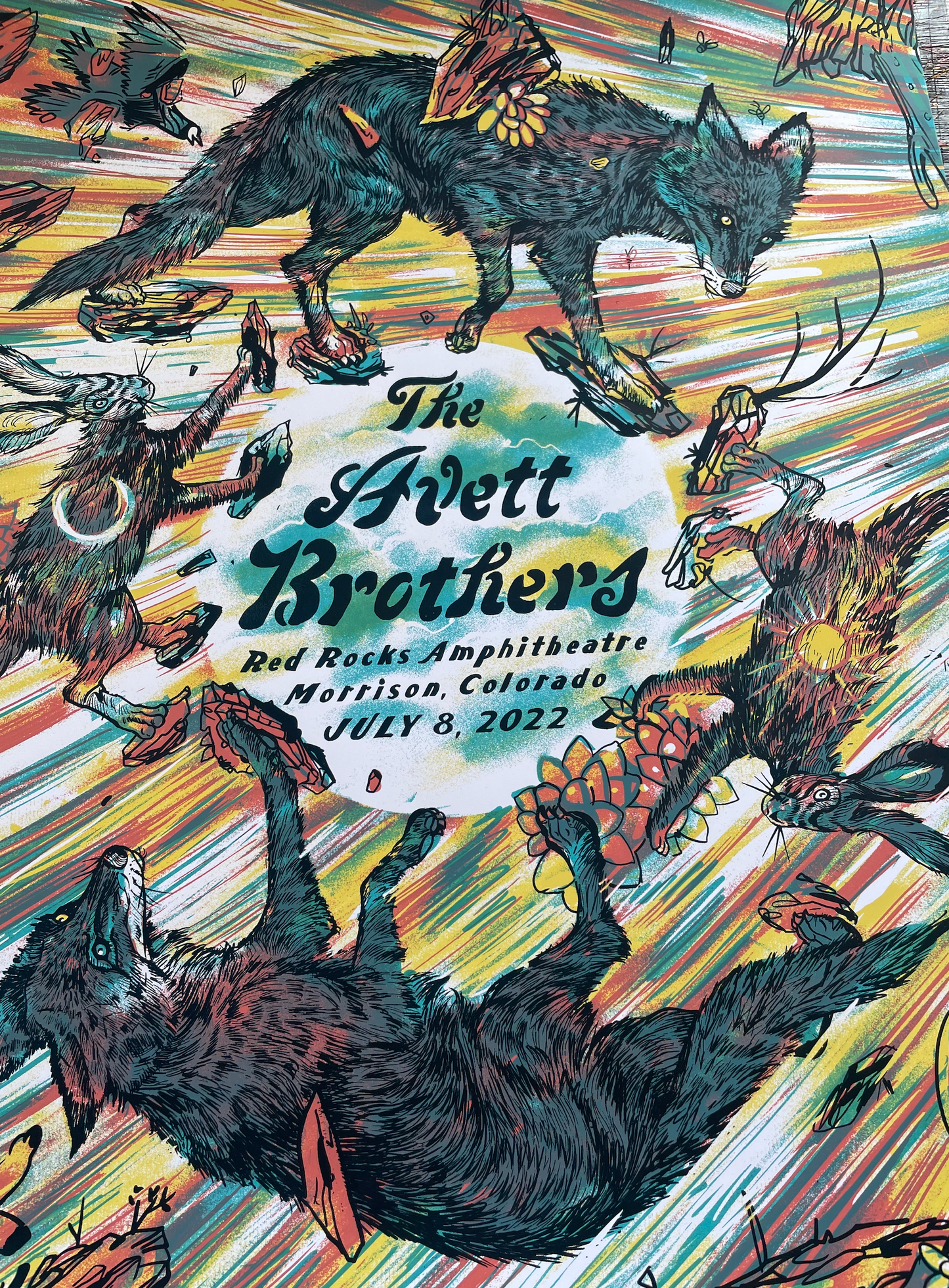 Avett Brothers / Red Rocks/ Matching Number Set