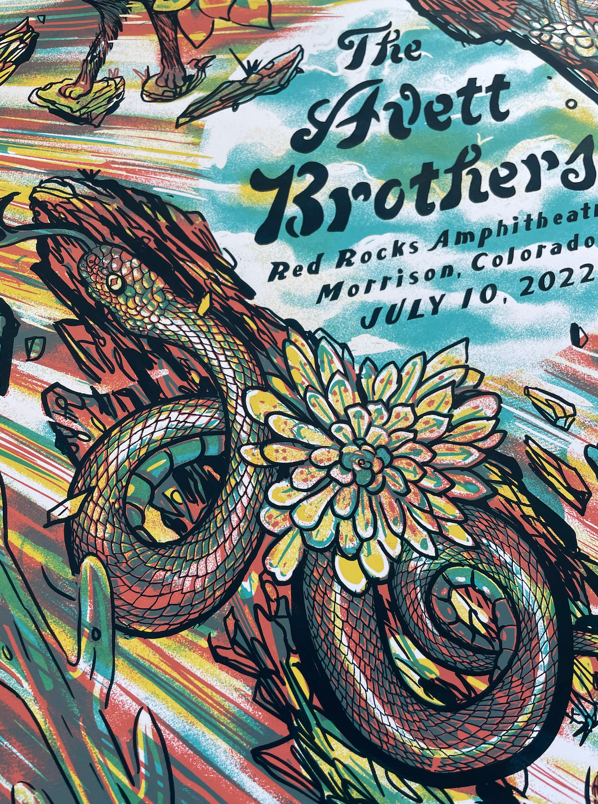 Avett Brothers / Red Rocks/ Matching Number Set