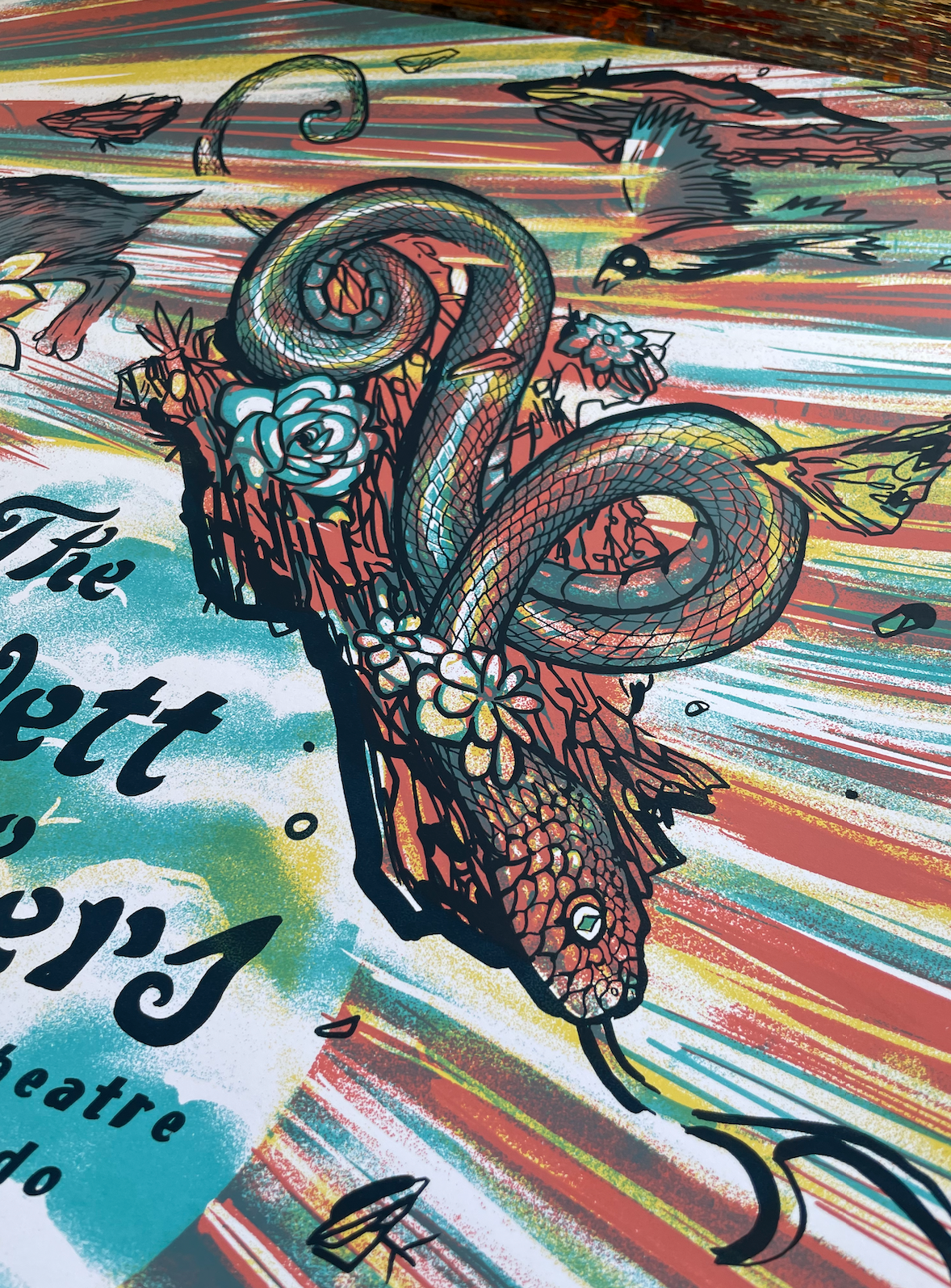 Avett Brothers / Red Rocks / July 10 Variant