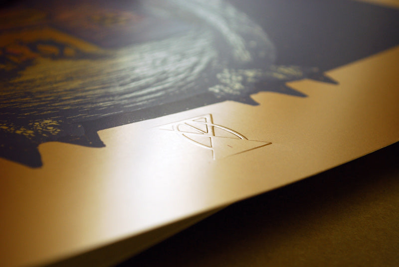 Barn Owl - Gold Foil