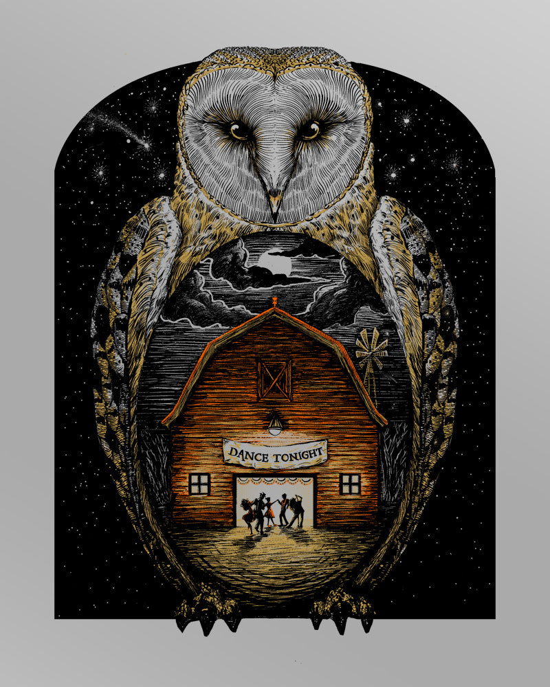 Barn Owl - Silver Foil
