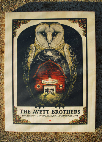 Avett Brothers NYE - WOOD