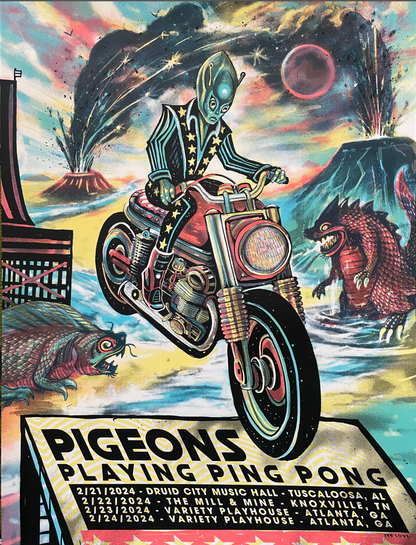 Pigeons Playing Ping Pong - AP