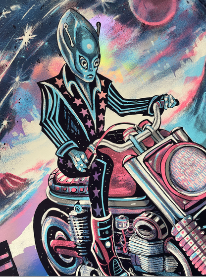 Pigeons Playing Ping Pong - FOIL AP