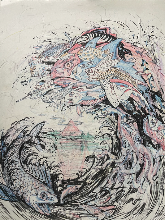 Dave Matthews Band - Original Drawing