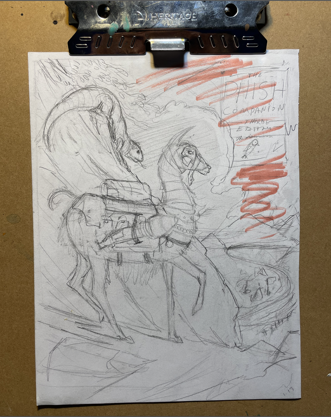 PHISH Companion  - Original Drawing