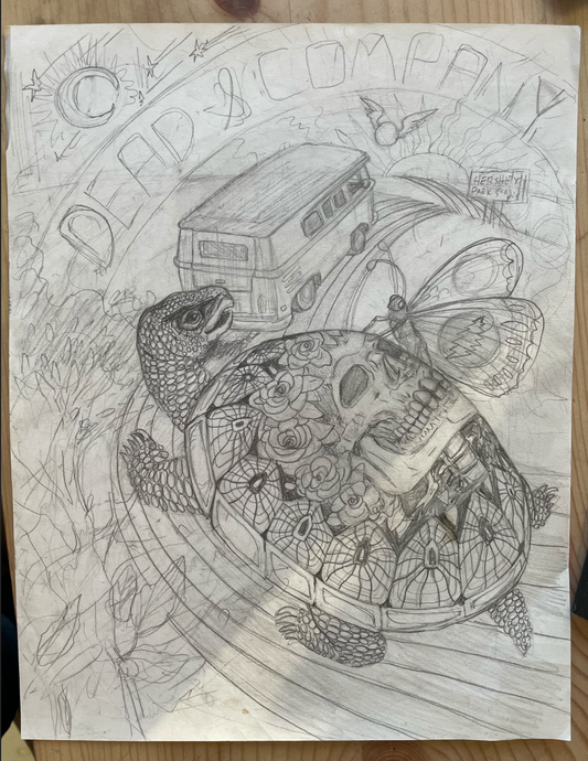 Dead and Company /Mansfield - 1st Draft Original Drawing