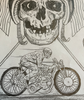 Black Rebel Motorcycle Club - Original Unused Drawing