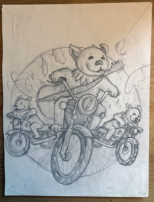 Dead and Company / Unused Original Sketch