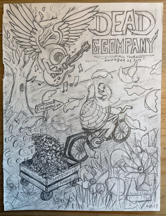 Dead and Company / Unused Original Sketch 2