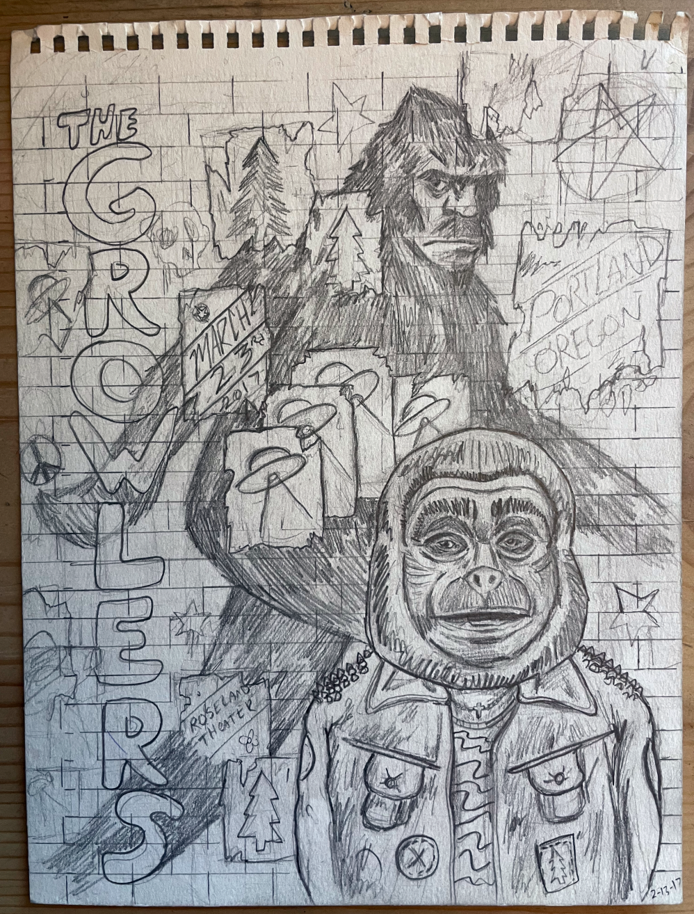 The Growlers / Portland 2017 Original Sketch