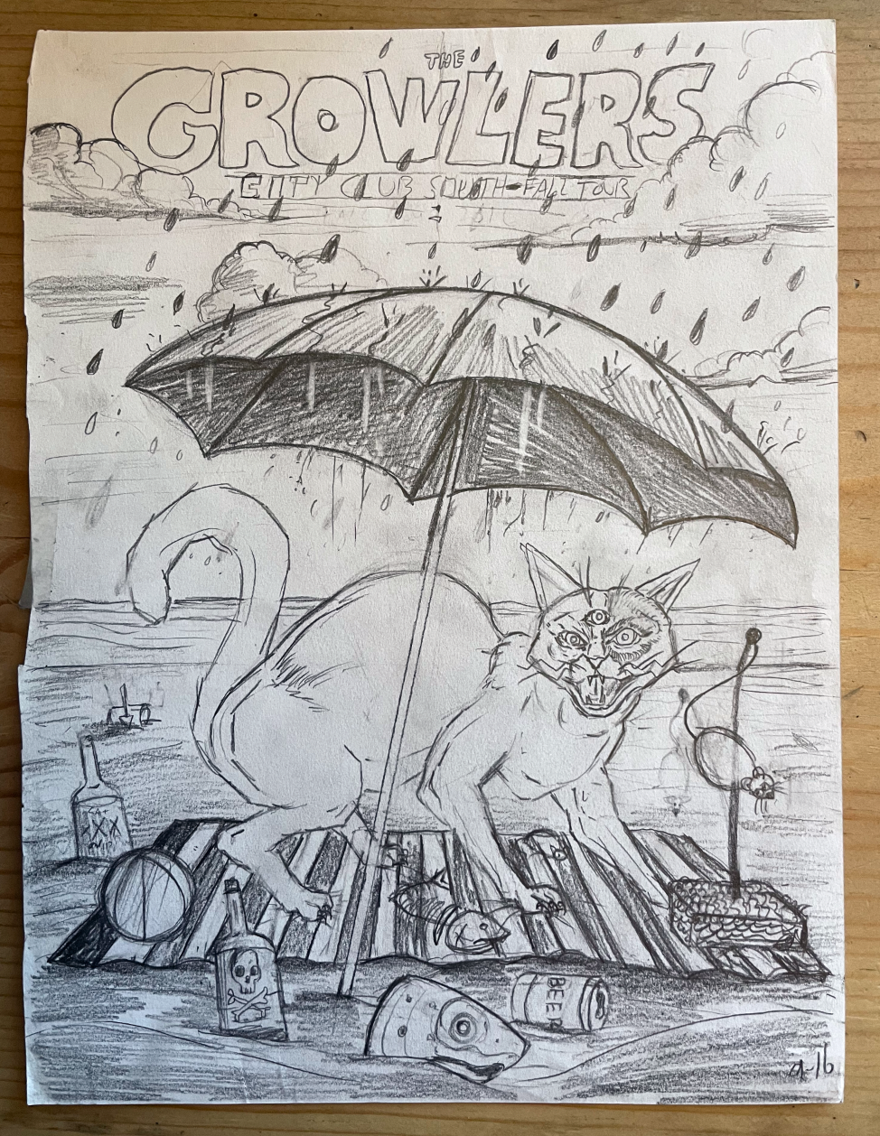 The Growlers / City Club South Fall Tour Sketch