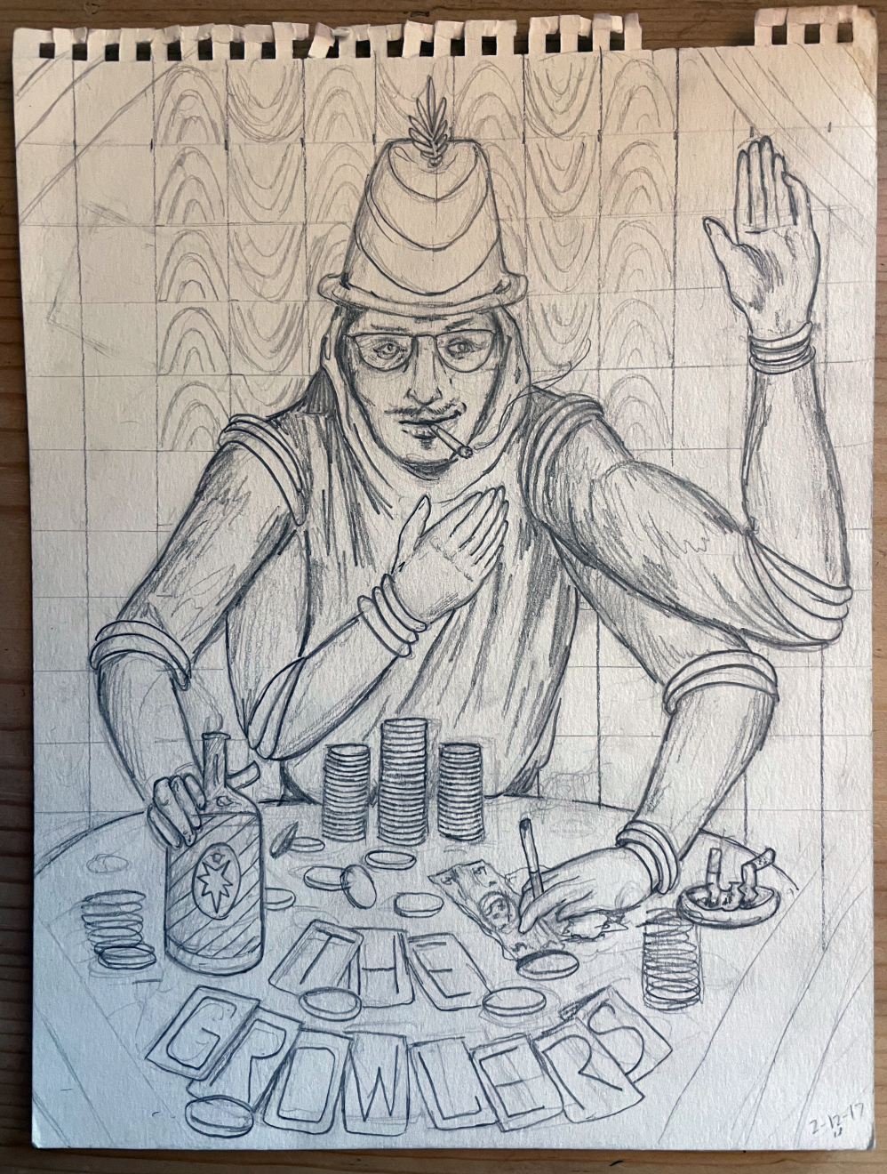 The Growlers / Vegas Original Sketch