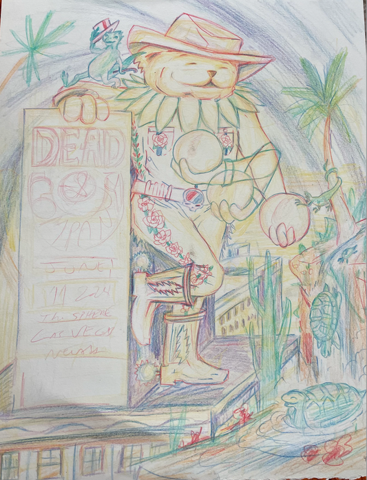 Dead and Company - Unused Sphere Original Sketch