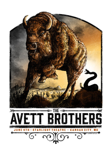 Avett Brothers KC - Variant - 2015