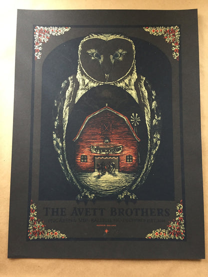Avett Brothers - NC Test Print