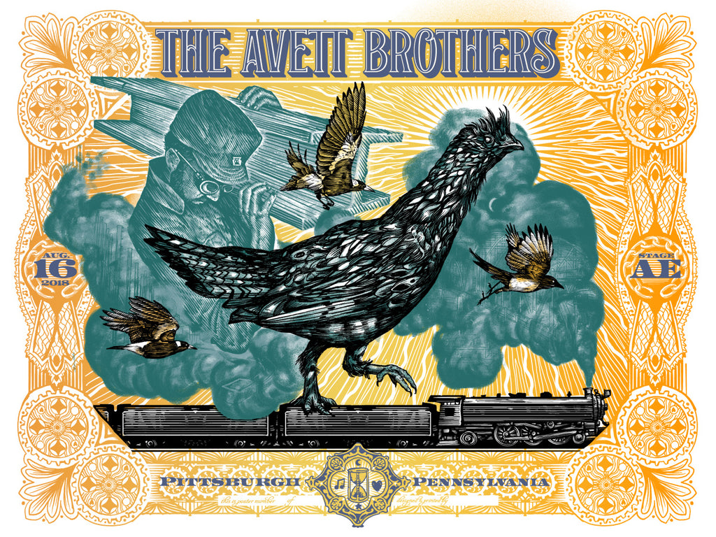 Avett Brothers - Variant - Pittsburgh 2018