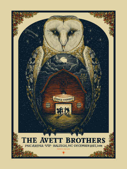 Avett Brothers - New Year's Eve - VIP - 2014