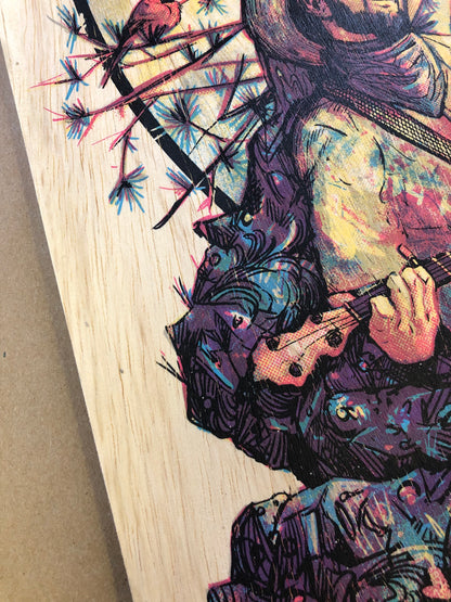 Avett Brothers - Bend OR - Wood Panel