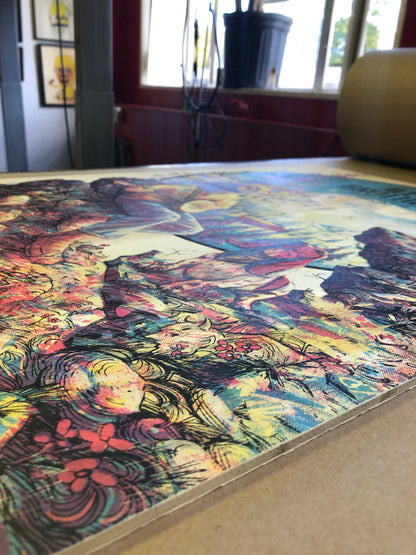 Avett Brothers - Bend OR - Wood Panel