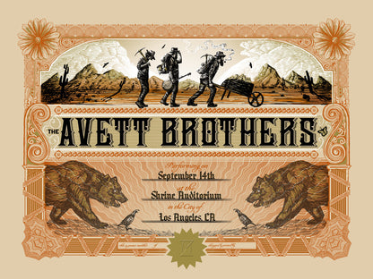 Avett Brothers - LA - 2014 AP
