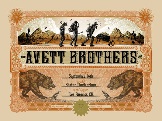Avett Brothers - LA - 2014 AP