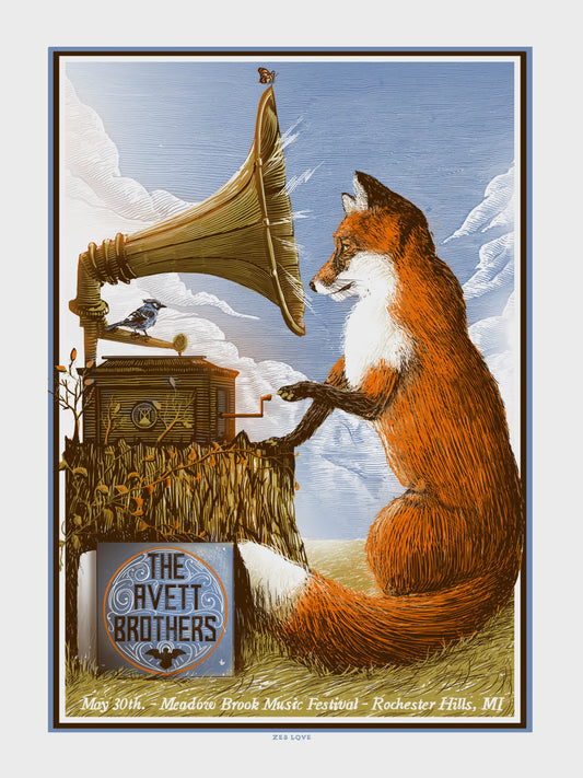 Avett Brothers - Variant Blue 2014