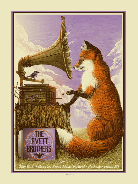 Avett Brothers - Purple Variant 2014
