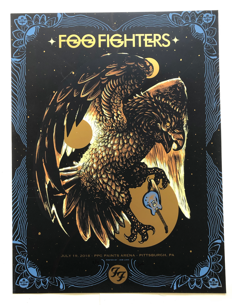 Foo Fighters Gold Foil
