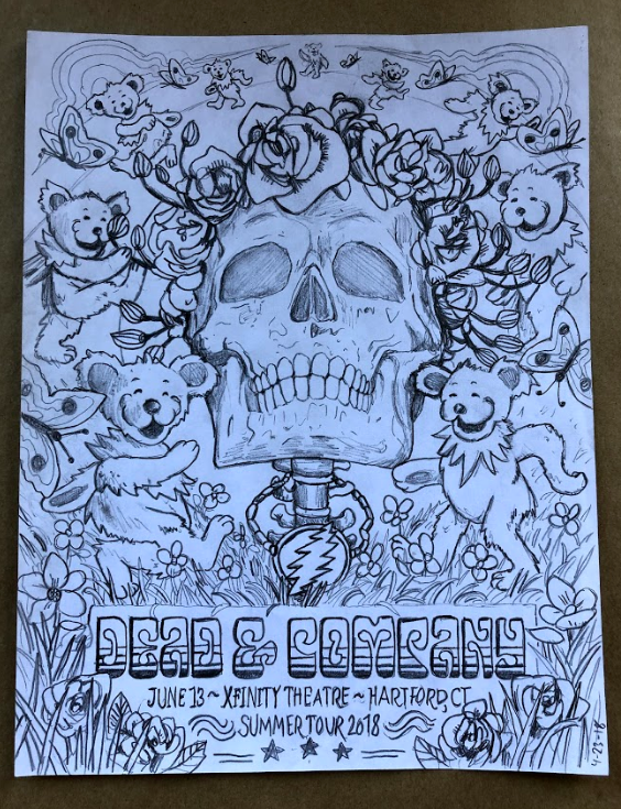 Dead & Company Hartford CT - Pencils