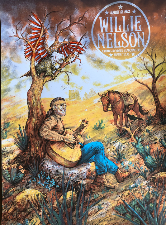 Willie Nelson - 1972  Variant AP