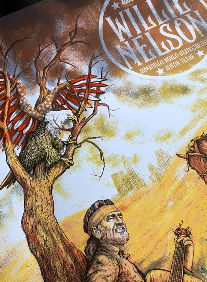 Willie Nelson - 1972  Variant AP