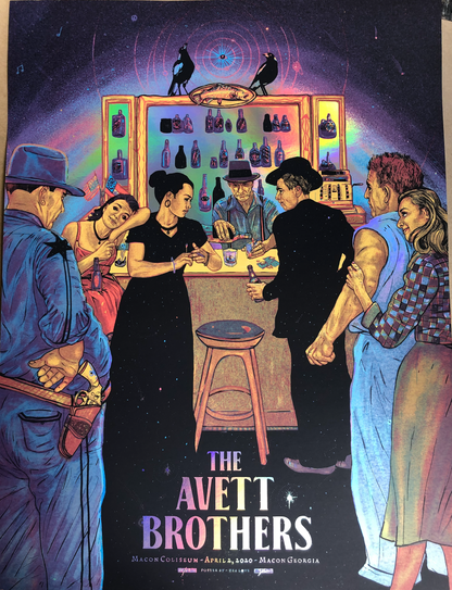 Avett Brothers - Macon GA - Foil