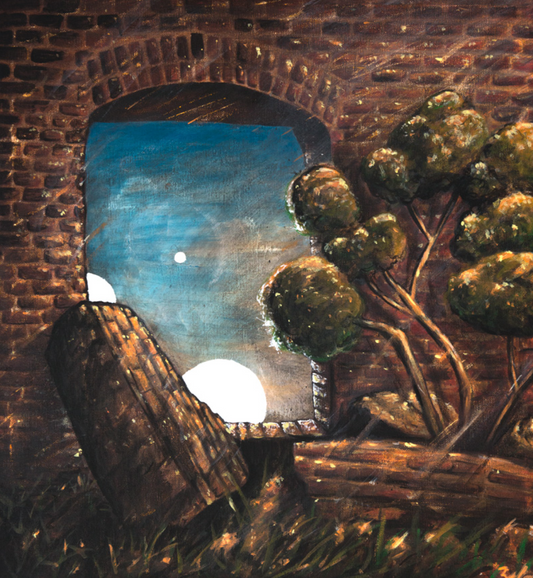 From The Window Or The Door - Original Painting