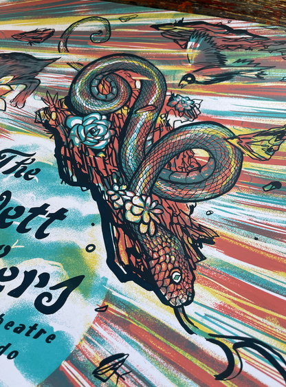 Avett Brothers / Red Rocks / July 10 Variant