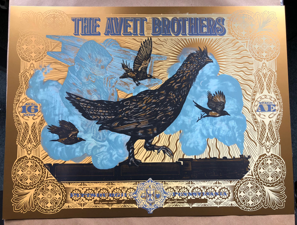 Avett Brothers - Gold Foil
