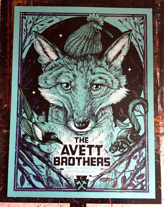Avett Brothers - Pittsburgh Blue Variant