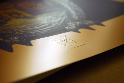 Barn Owl - Gold Foil
