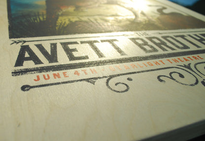 Avett Brothers KC - WOOD