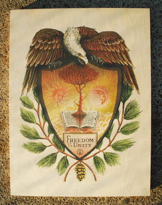 Freedom & Unity - WOOD