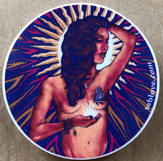 Lady Sticker