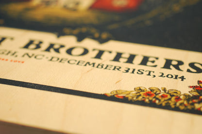 Avett Brothers NYE - WOOD